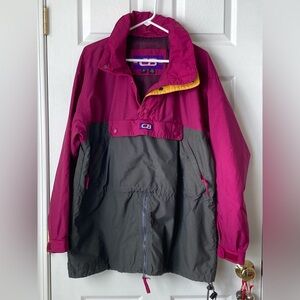 CB Sports Colorful Windbreaker Jacket early 90’s vintage, men’s M, or women’s L.
